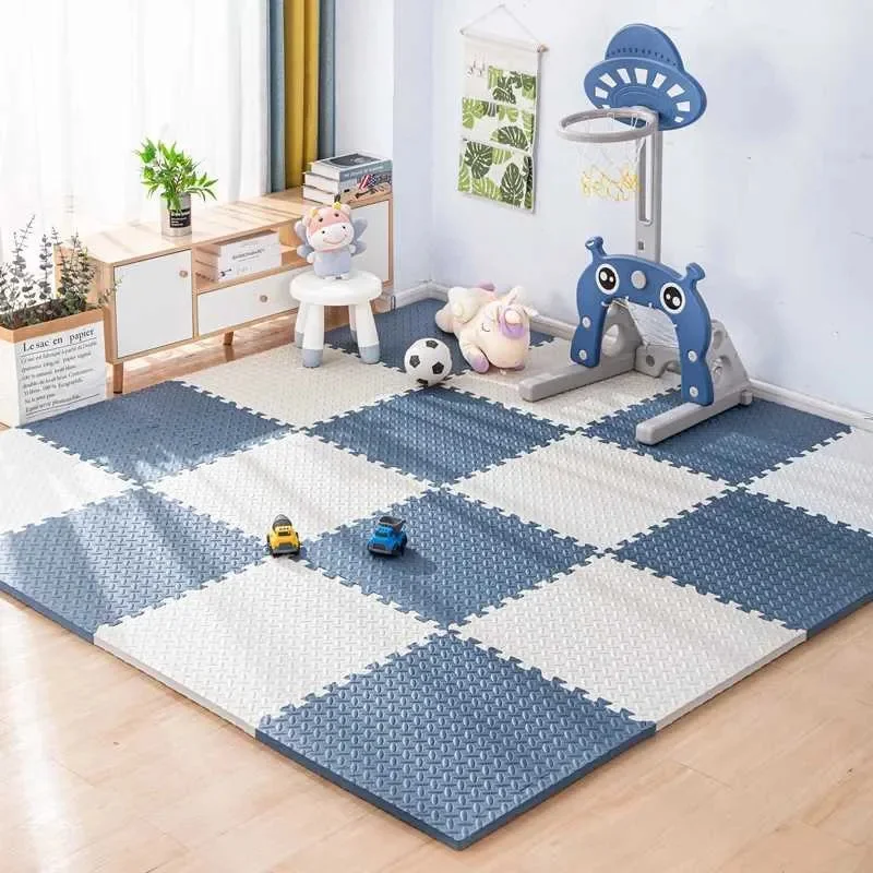 Interlocking Rubber Floor Tiles in Kids Play Area