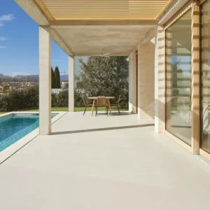 Micro Cement Flooring in Outdoor Areas