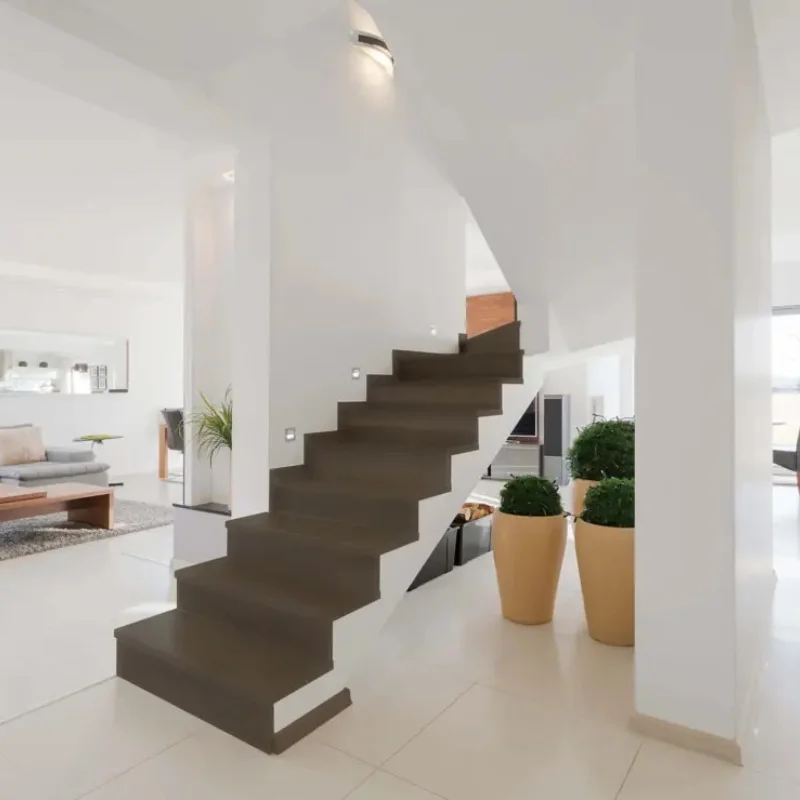 Micro Cement Flooring in Stairs