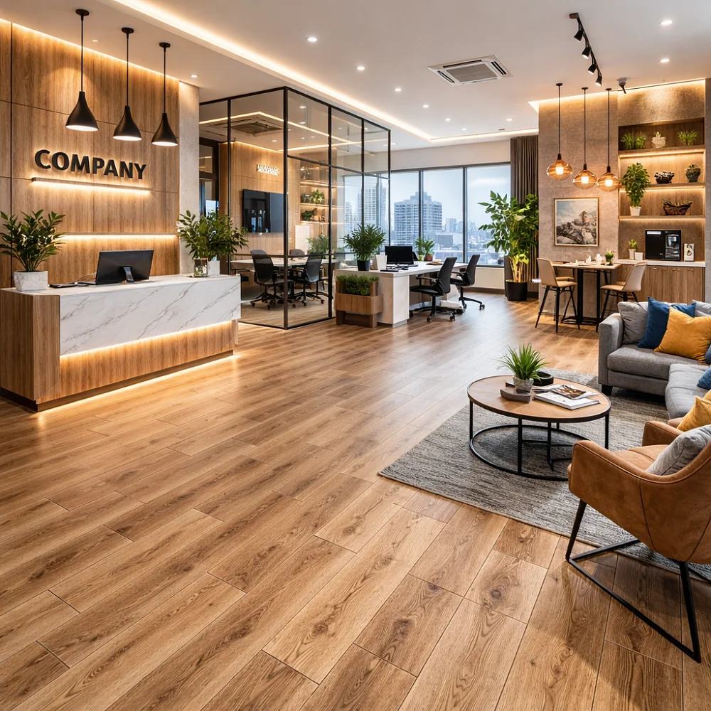 Oak Effect Laminate Flooring commercial