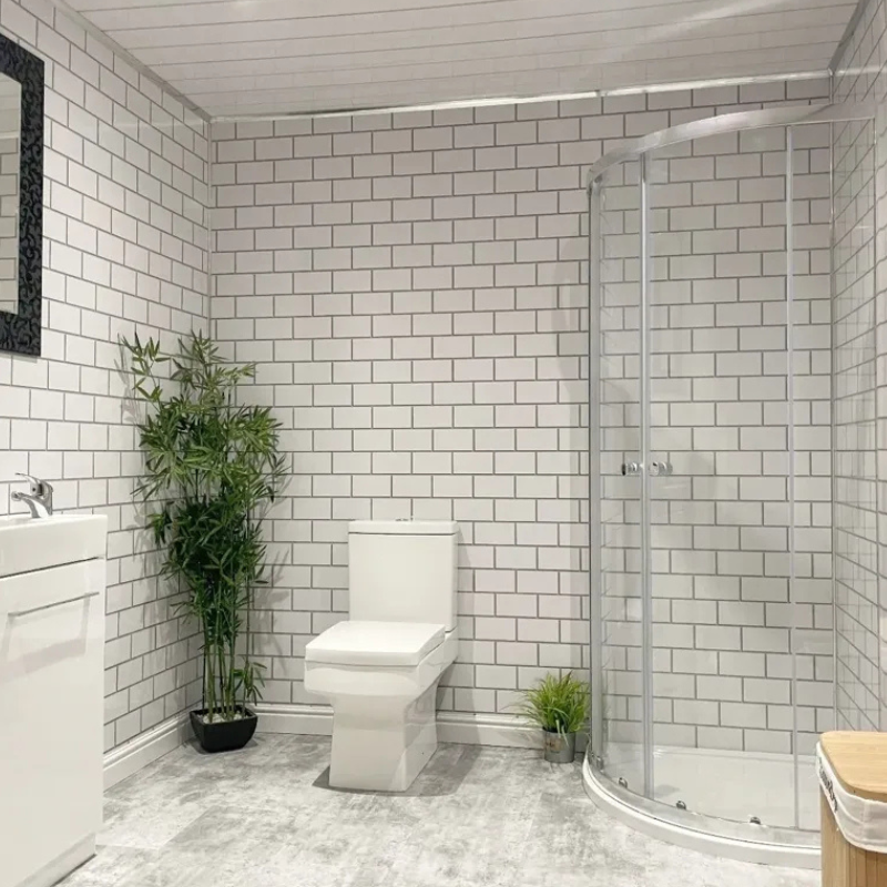 PVC Wall Cladding in Bathroom