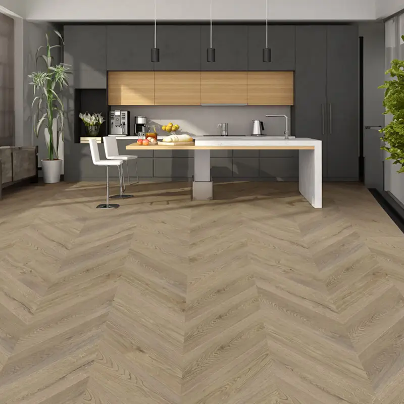 Residential Chevron Flooring