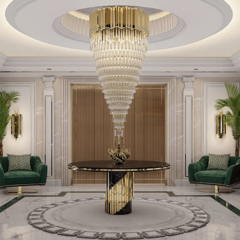 Round Carpet in Hotel