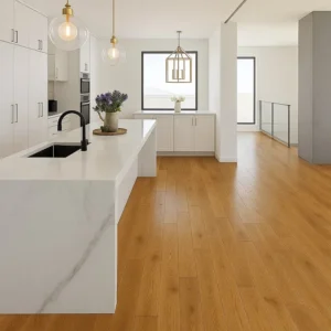Semi Solid Wood Flooring in Kitchen