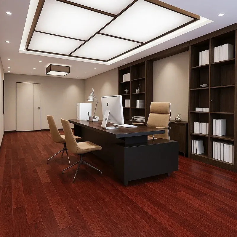 Semi Solid Wood Flooring in office