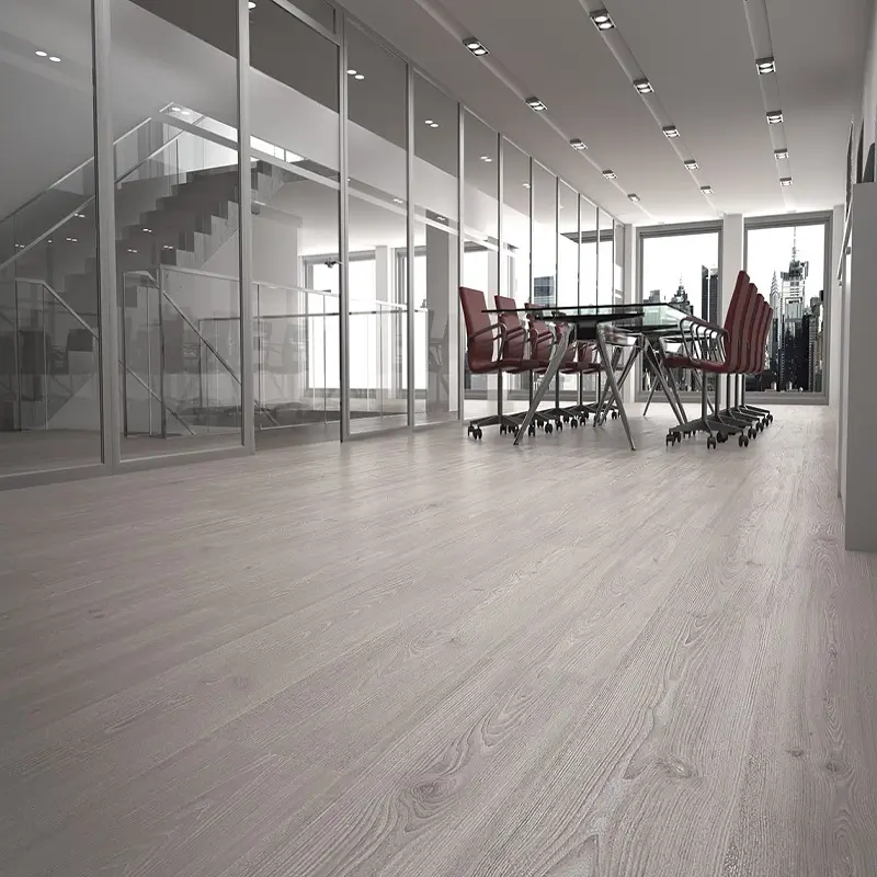 Semi Solid Wood Flooring in office
