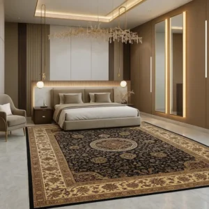 Silk Carpet in Bedroom
