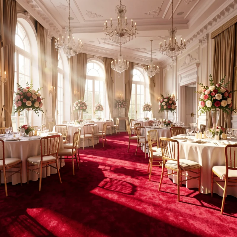 Velvet Carpet in Event Space