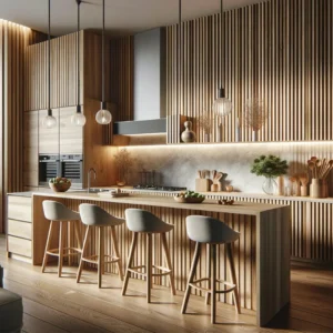 Wall Cladding in Kitchen