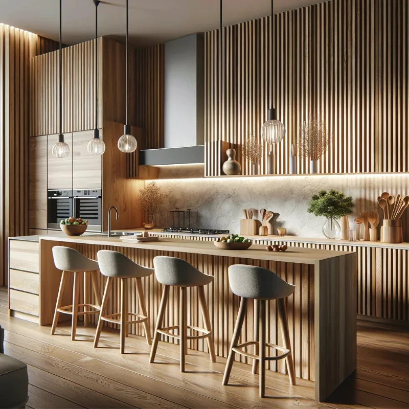 Wall Cladding in Kitchen