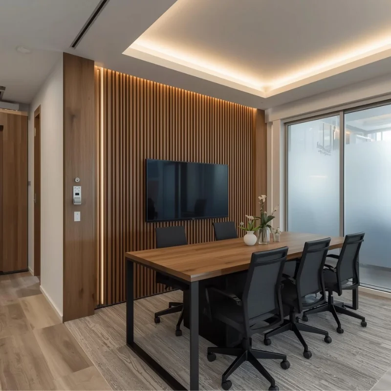 Wall Cladding in Office Interior