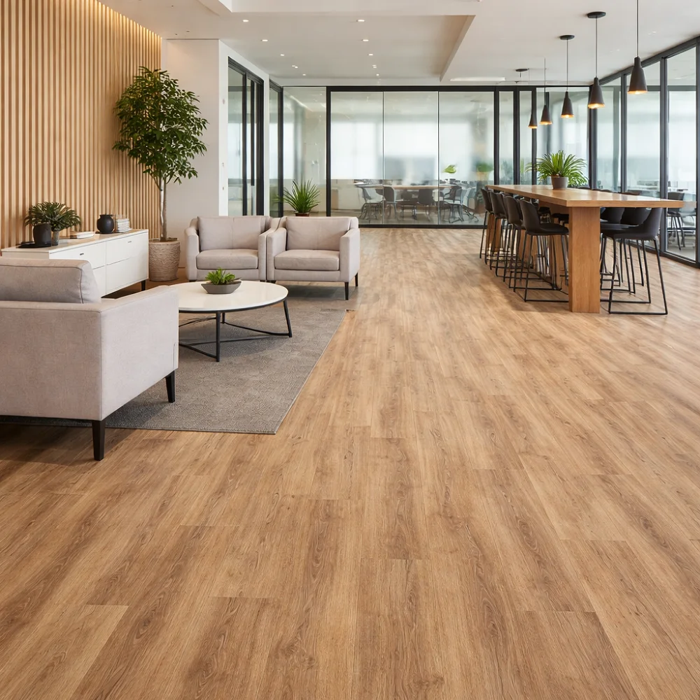 Wood Look Vinyl Flooring in commercial