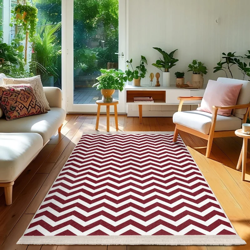 Zig Zag Mats in Home Entryways
