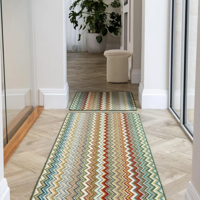 Zig Zag Mats in Home Entryways