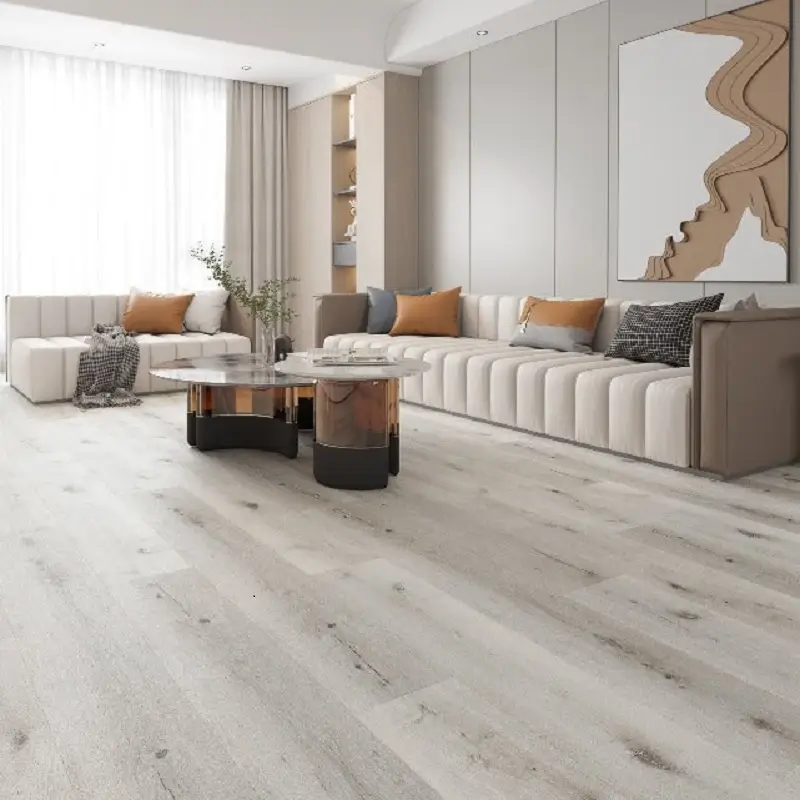 Ash Wood Flooring in Living Room