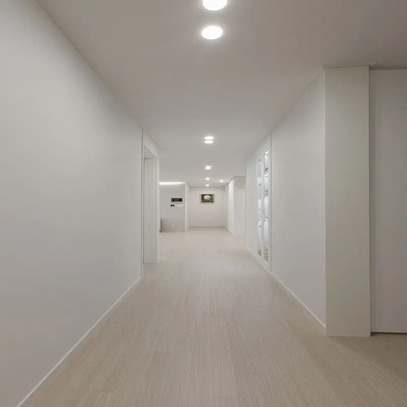 Ash Wood Flooring in hallway