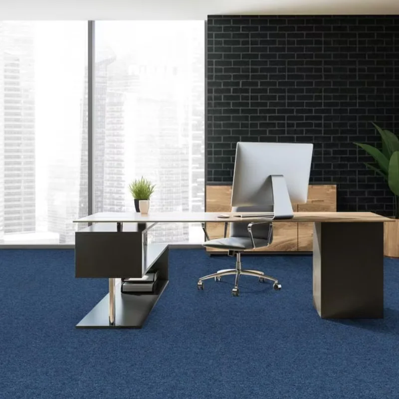 Blue Carpets in Office