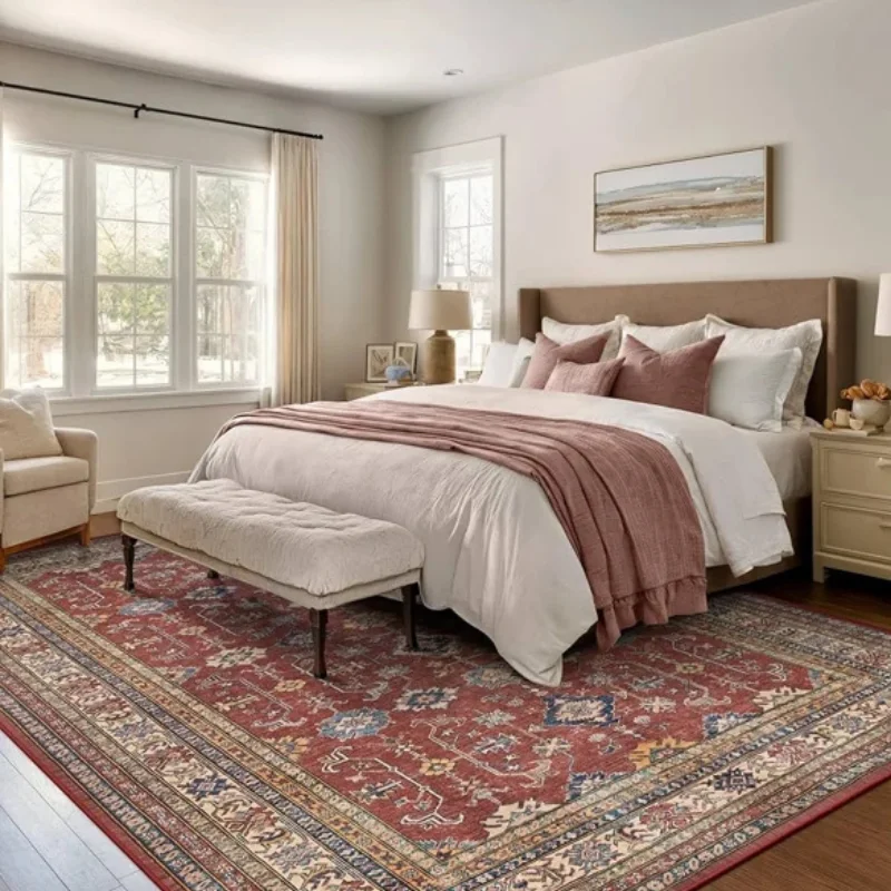 Cotton Rug in Bedroom