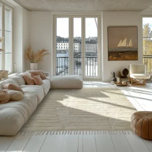 Cotton Rug in living room