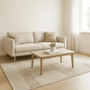 Cotton Rug in living room
