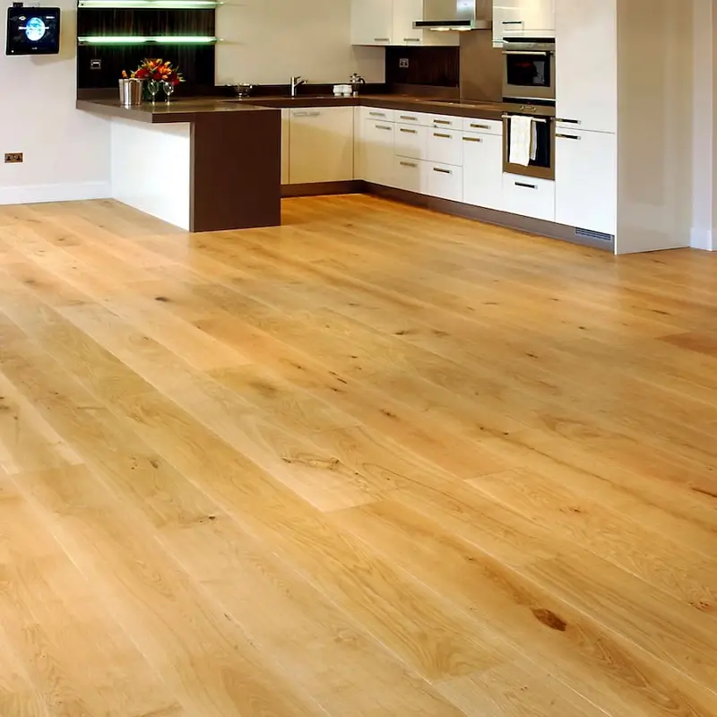 European Oak Flooring in Kitchen