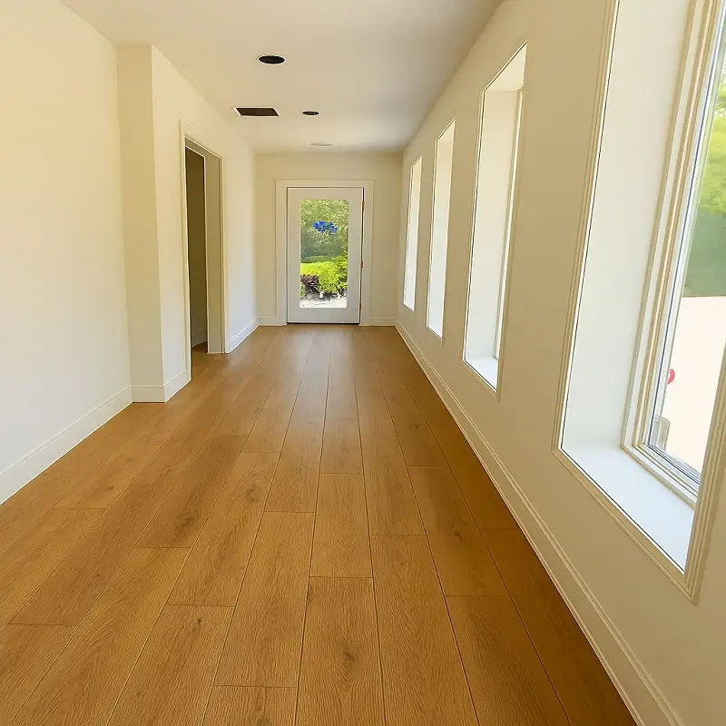 European Oak Flooring in corridor
