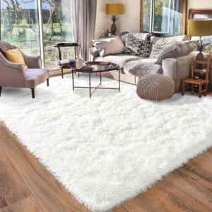 Fluffy Rugs in livingroom