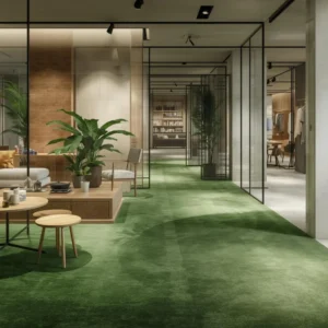Green Carpets in Retail Spaces