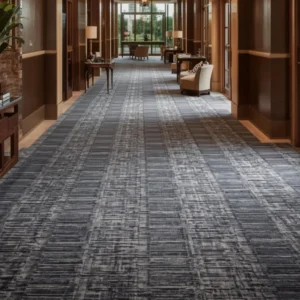 Grey Carpets in Hotel