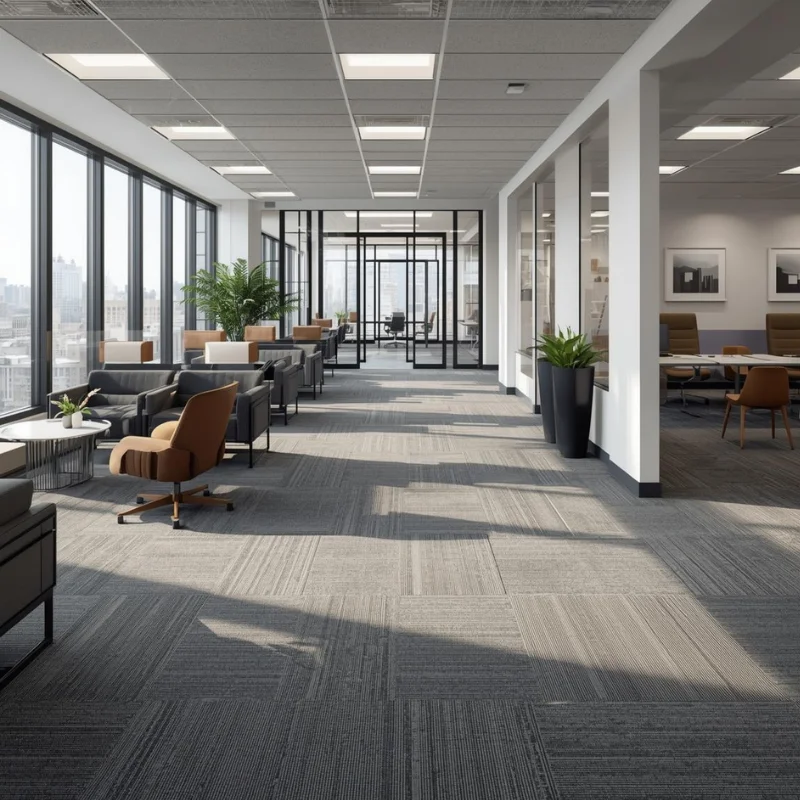 Grey Carpets in Office
