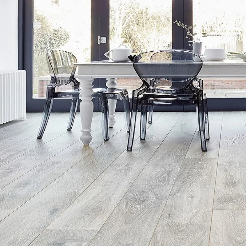 Grey Floorboard in dining room