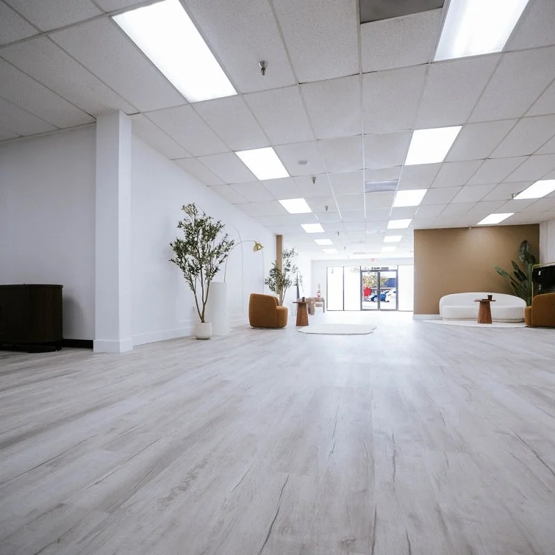 Grey Floorboard in hotel