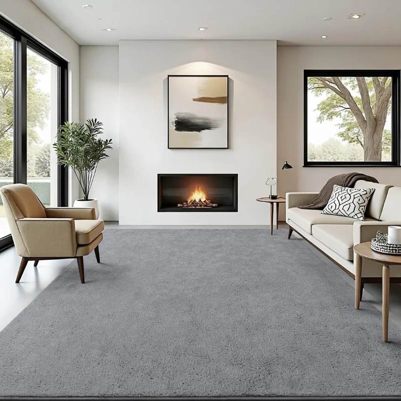 Grey Rugs in Living Rooms (2)