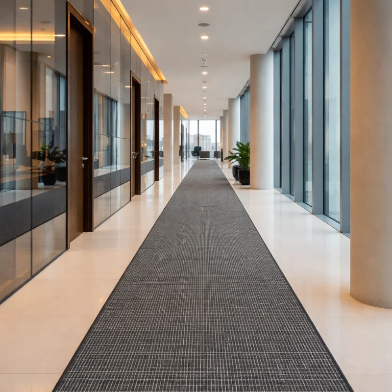 Hallway Carpets in Office Corridor
