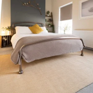 Herringbone Rugs in Bedroom