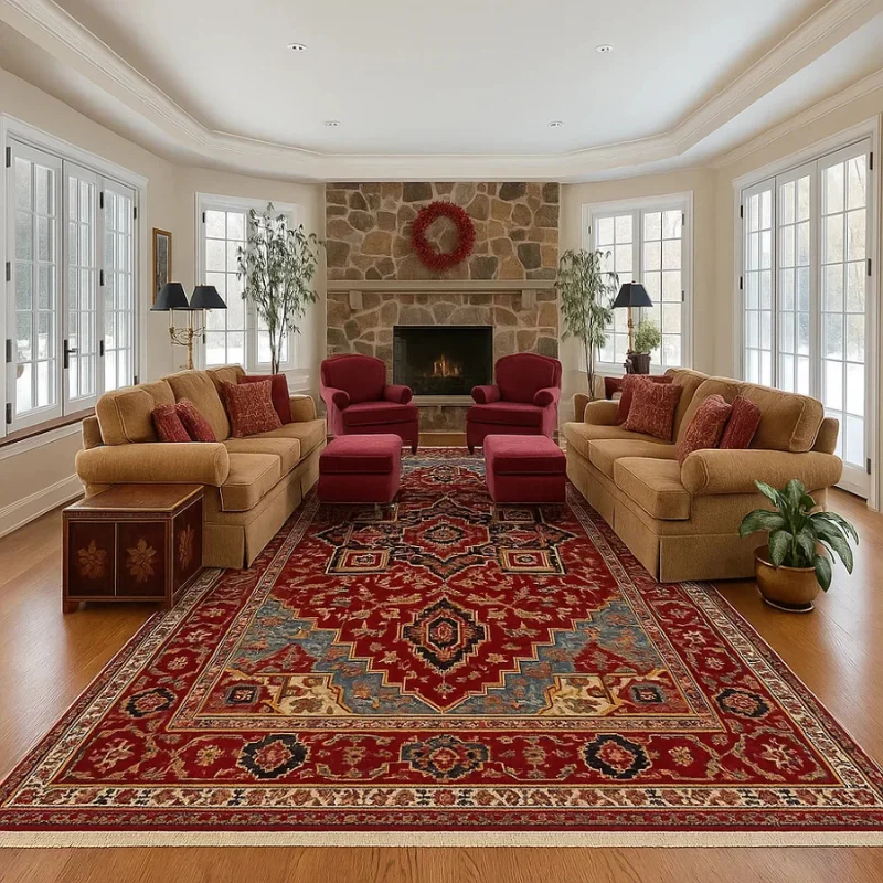 Iranian Rugs in Living Room