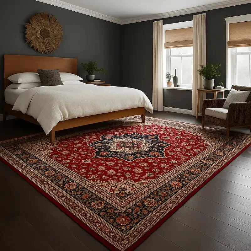 Iranian Rugs in bedroom