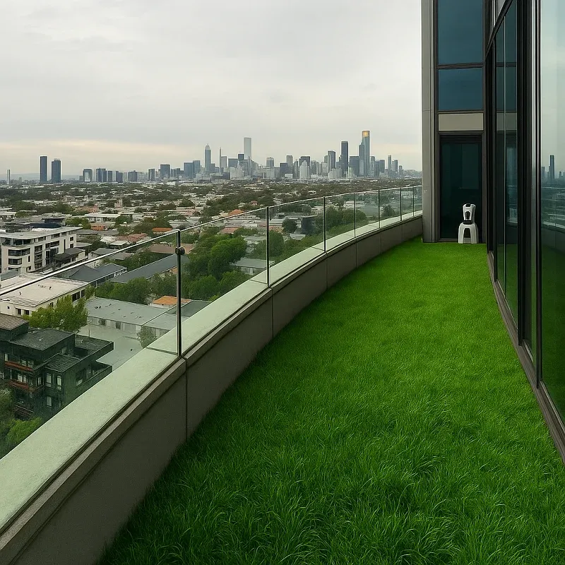 Lawn Turf Grass in Balcony