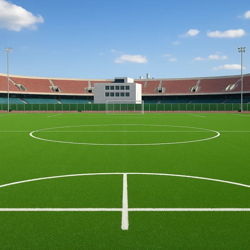 Lawn Turf Grass in Football Field