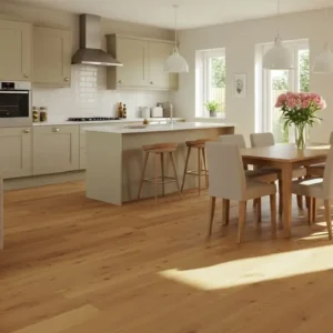 Oak Floorboard in kitchen