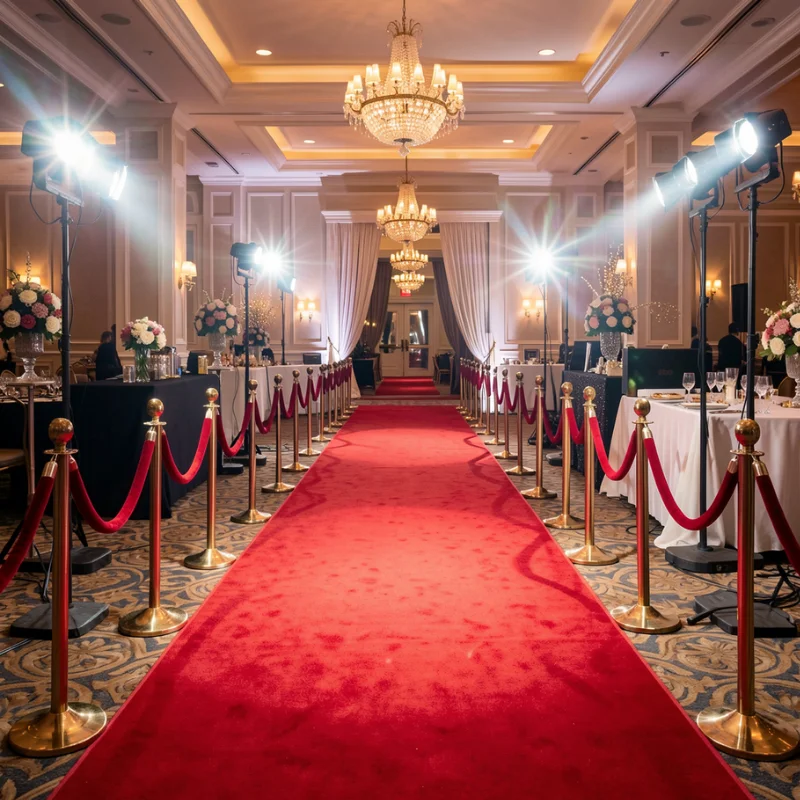 Red Carpet in Event Venues