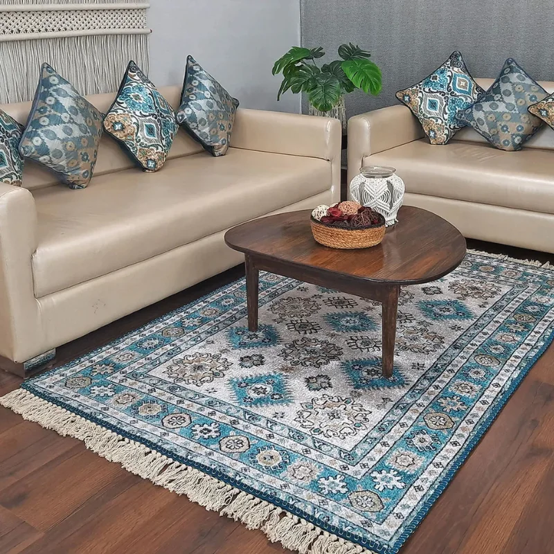 Silk Rugs in Living room