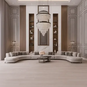 Wood Look Vinyl Flooring in Living Room