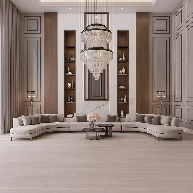 Wood Look Vinyl Flooring in Living Room