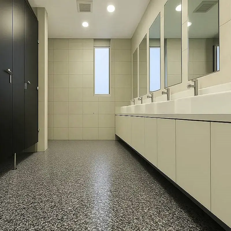 Flex Epoxy Flooring in bathroom