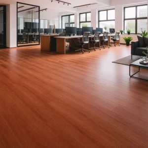 HDF flooring in office