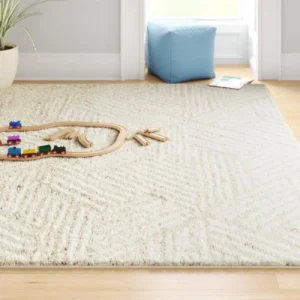 Cream Rugs in Playroom