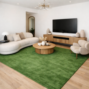 Green rugs in Living Room