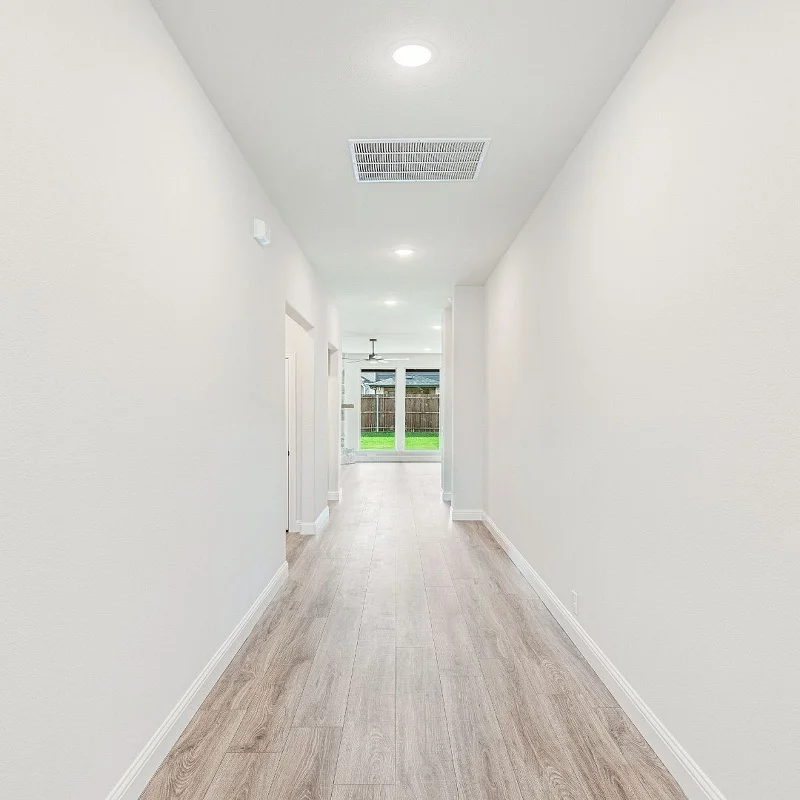 Porcelain Wood Tiles in hallway