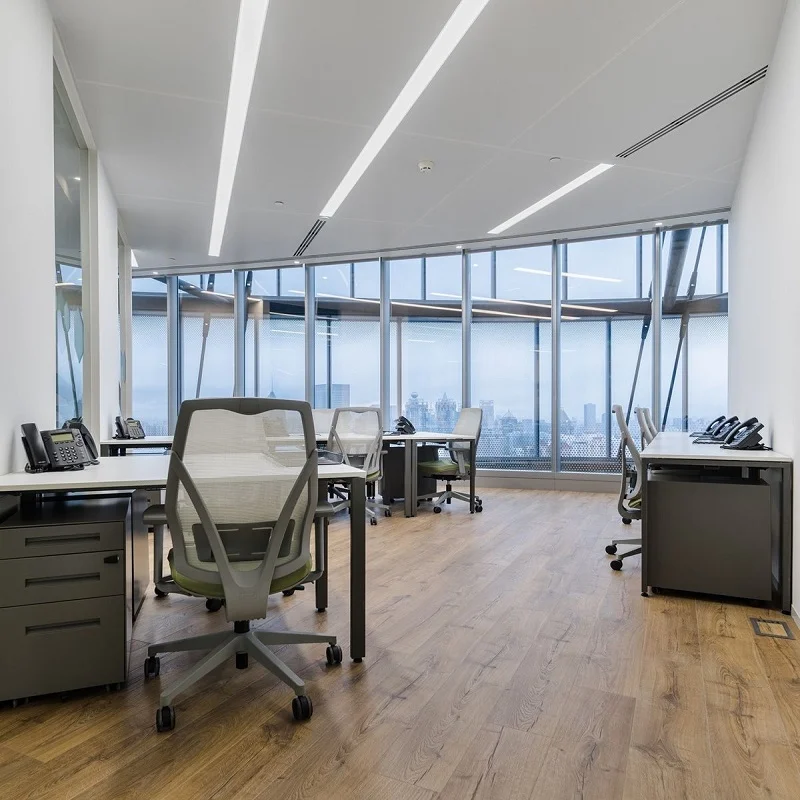 Porcelain Wood Tiles in office